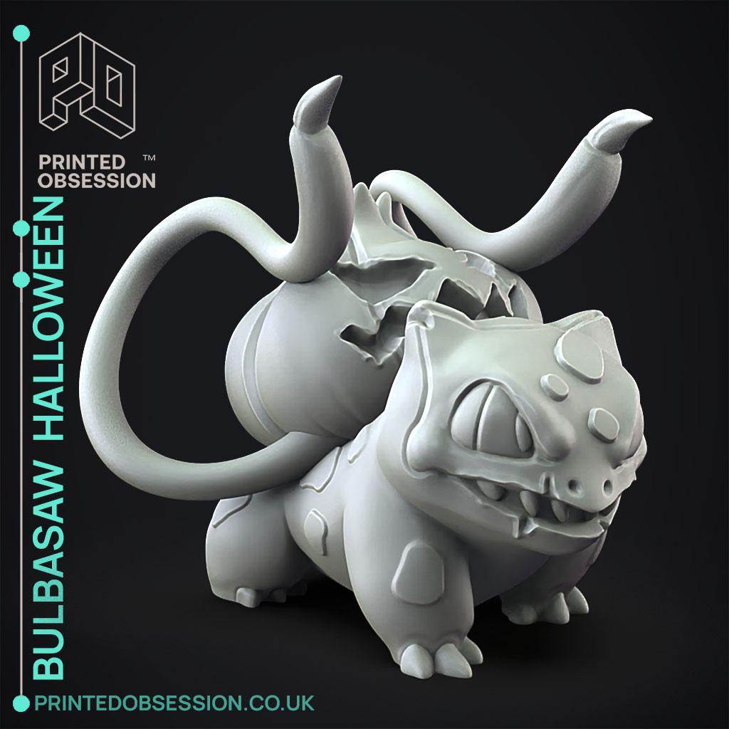 Bulbasaw Halloween Pokemon Fan Art 3d Model By Printedobsession On Thangs