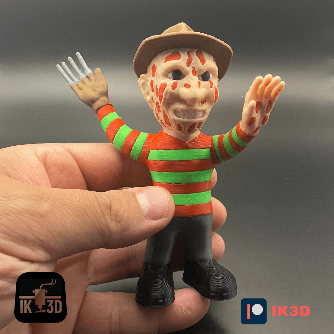 Freddy Krueger Nightmare on Elm Street / Horror Mini / 3MF Included / No Supports 3d model