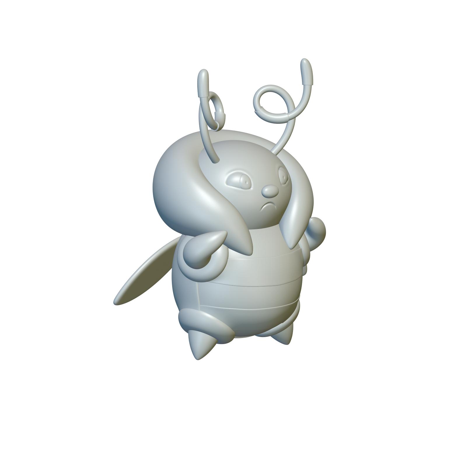 Pokemon Volbeat #313 - Optimized for 3D Printing 3d model