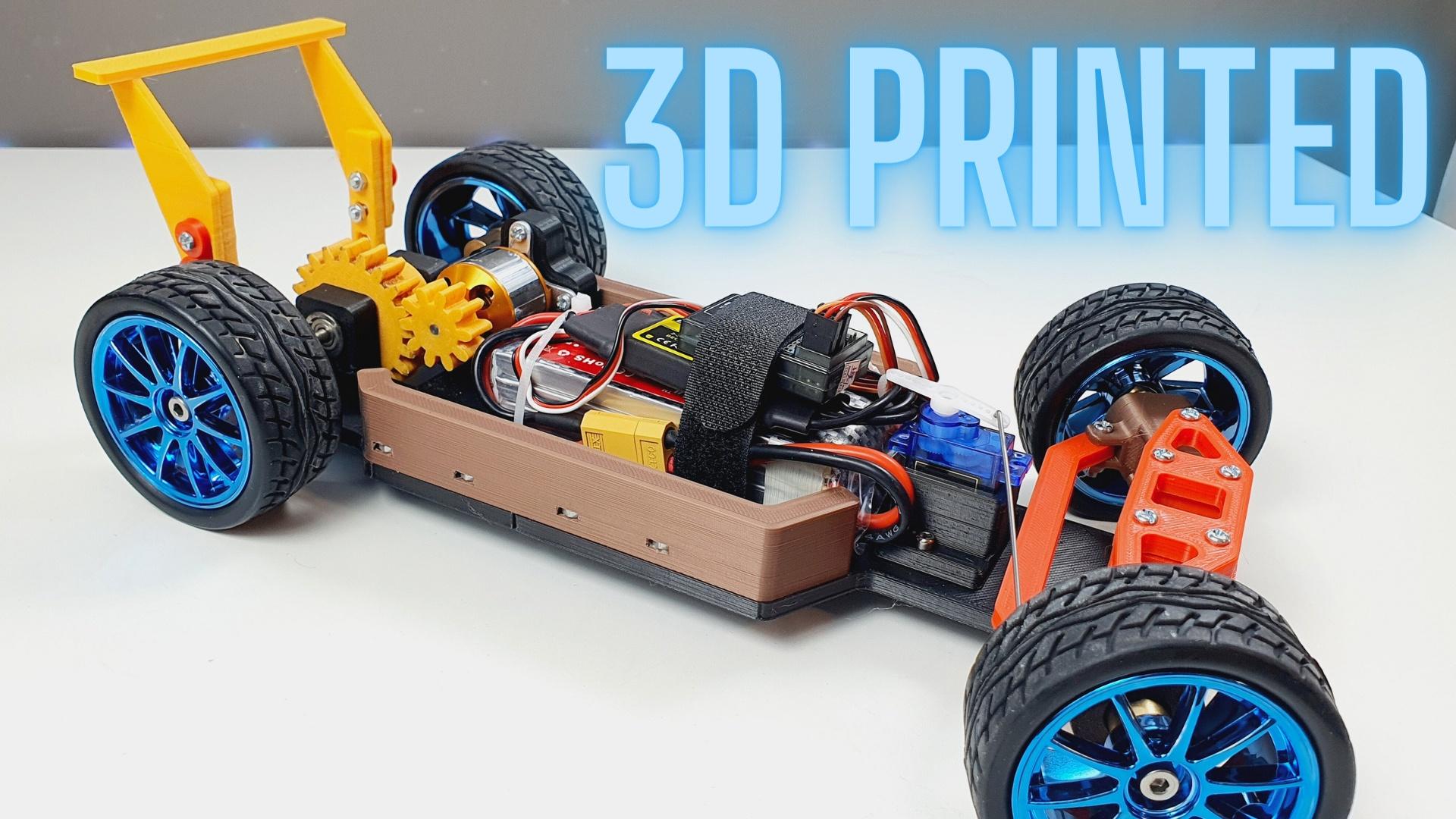 3D Printed RC Car 3d model