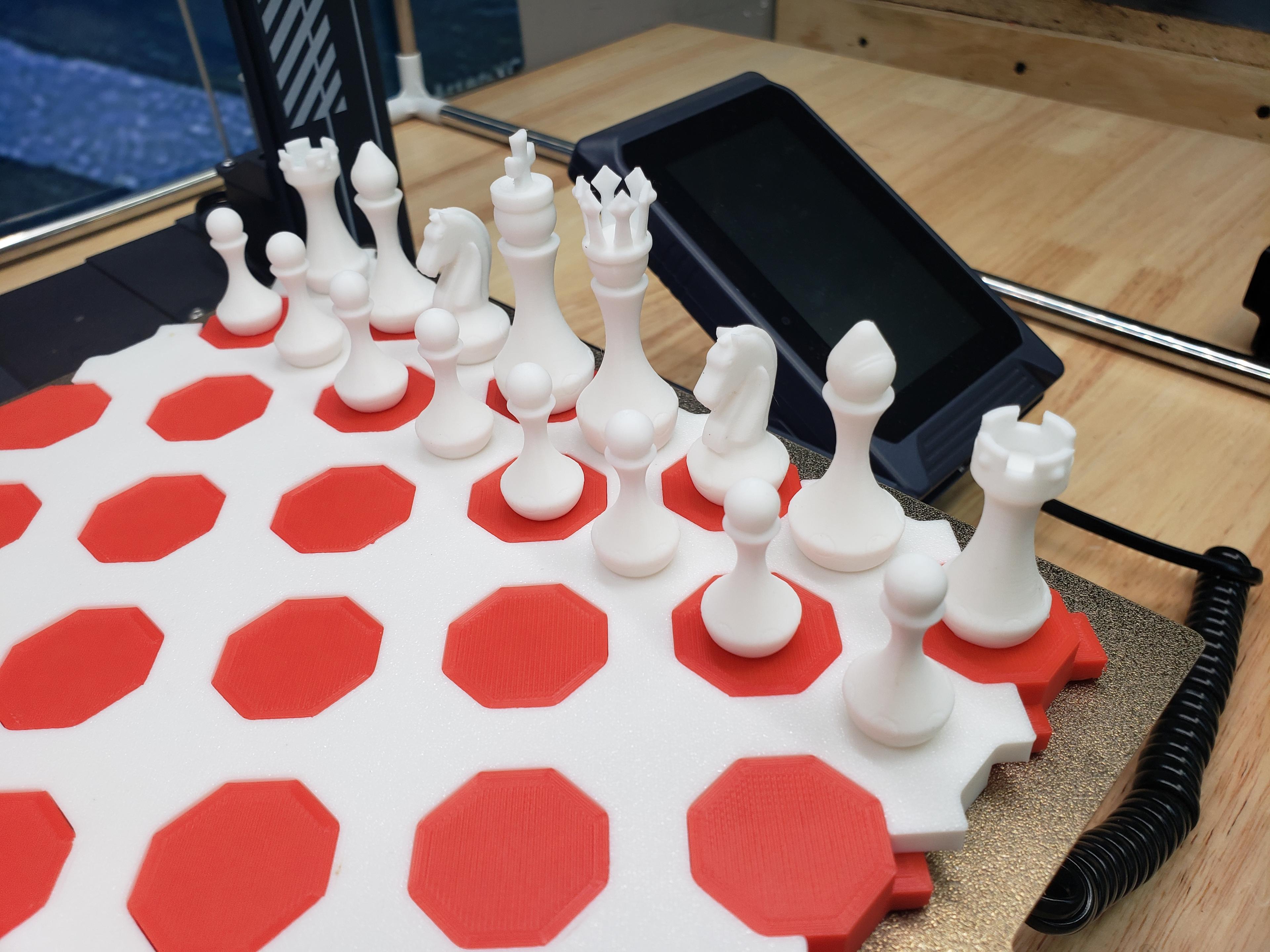 Modular Chess Set 3d model