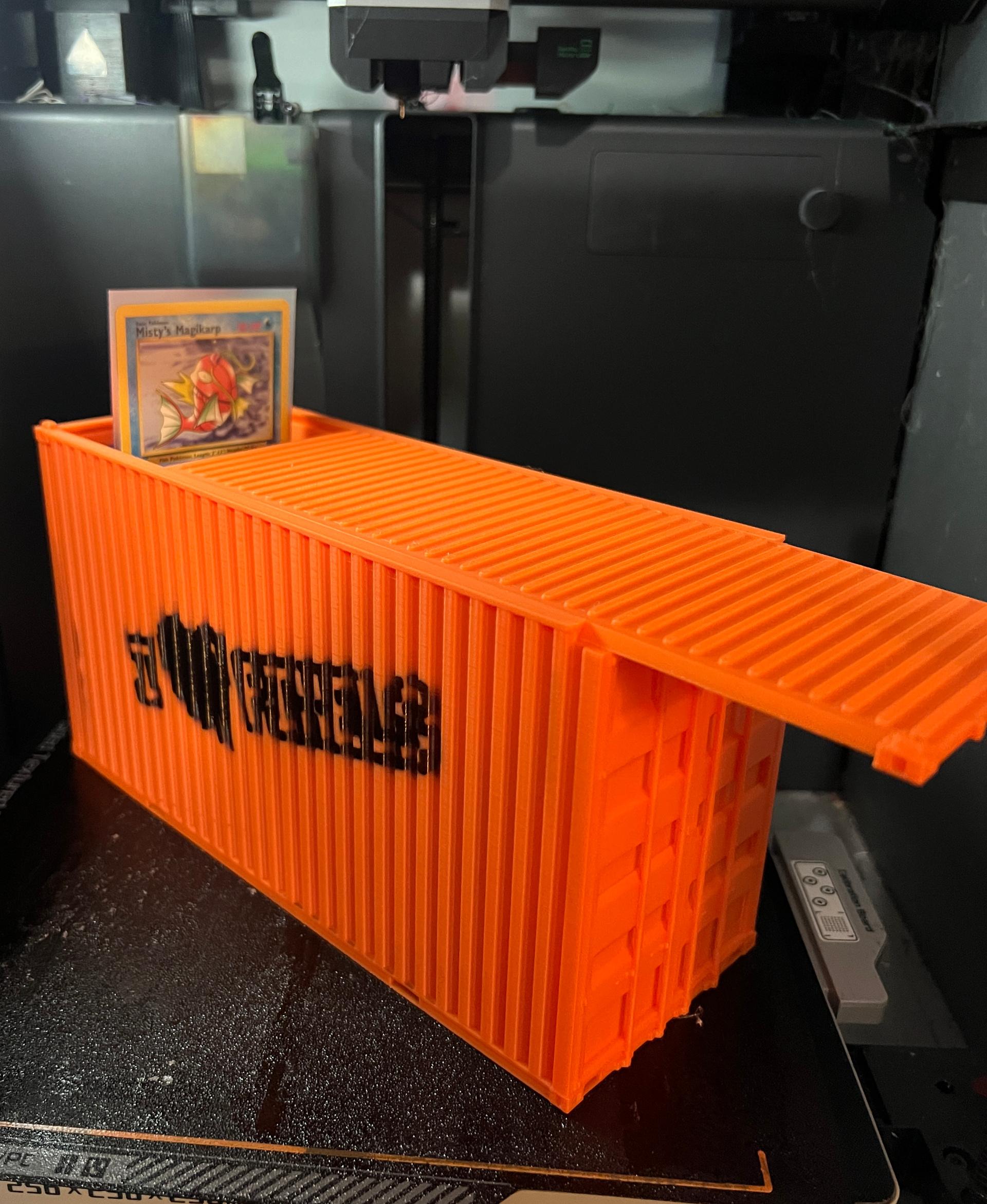 Stackable Shipping Container for Trading Card Cases  3d model