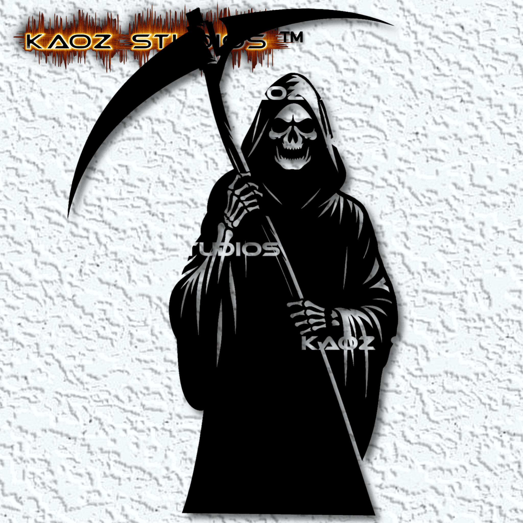grim reaper wall art bringer of death wall decor halloween art 3d model