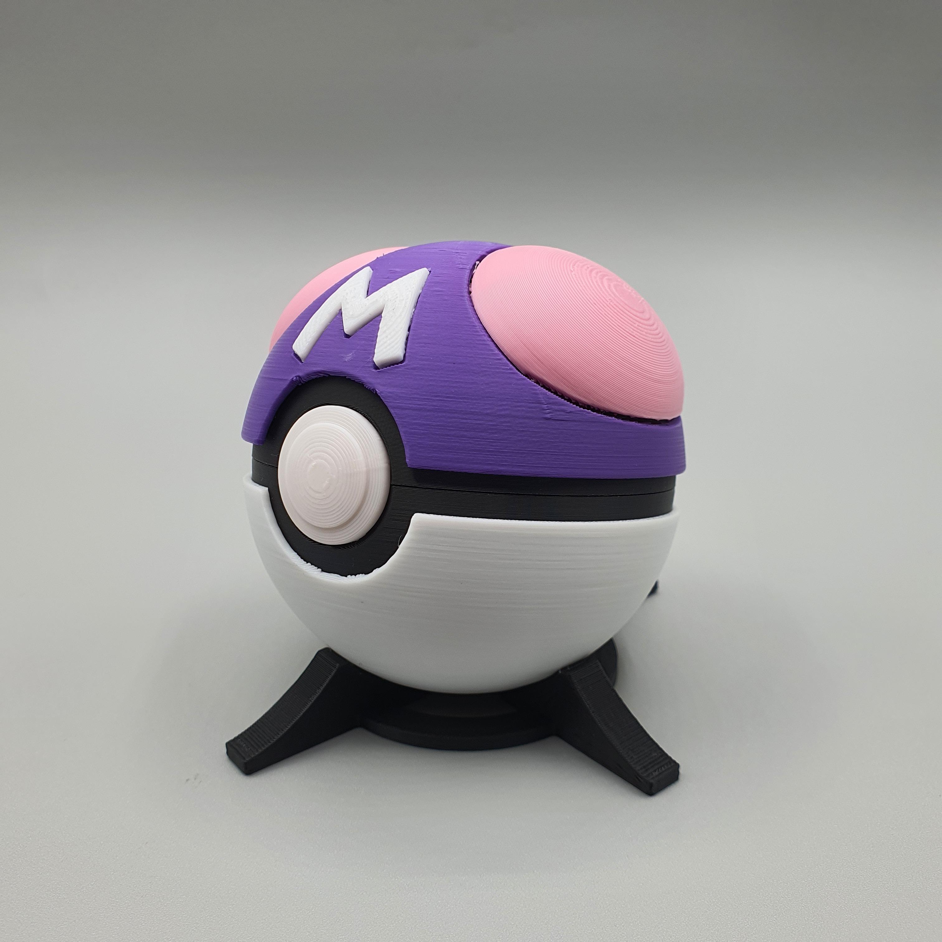 POKEMON MASTER BALL CONTAINER SWAPPABLE 3d model
