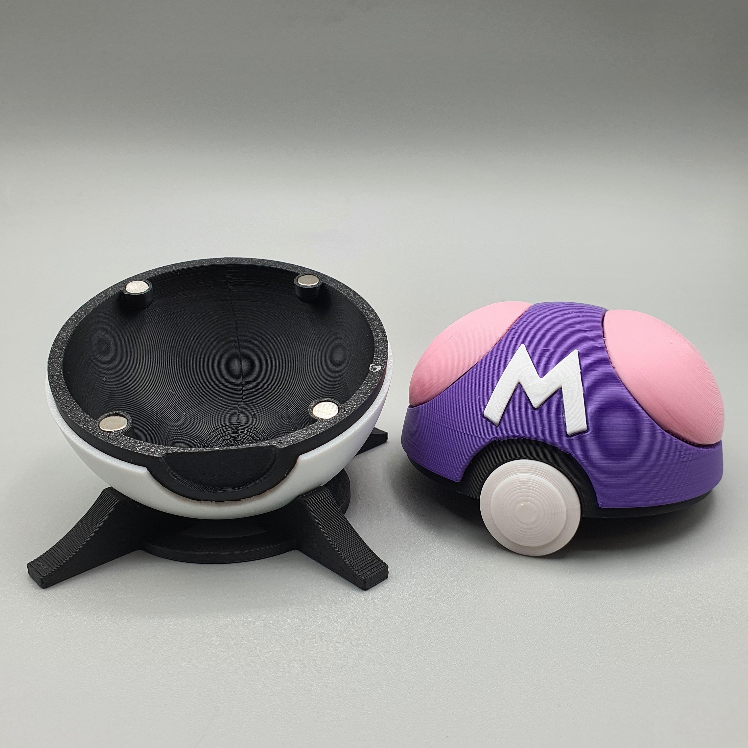 POKEMON MASTER BALL CONTAINER SWAPPABLE 3d model