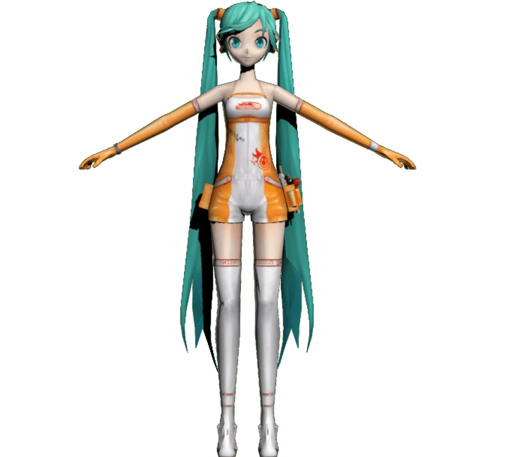 Hatsune Miku Racing 3d model