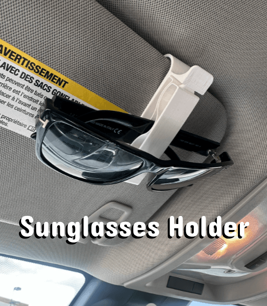 Sunglasses Holder for Car Visor - Print-in-Place 3d model