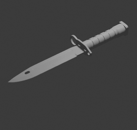 bayonetknife.stl 3d model
