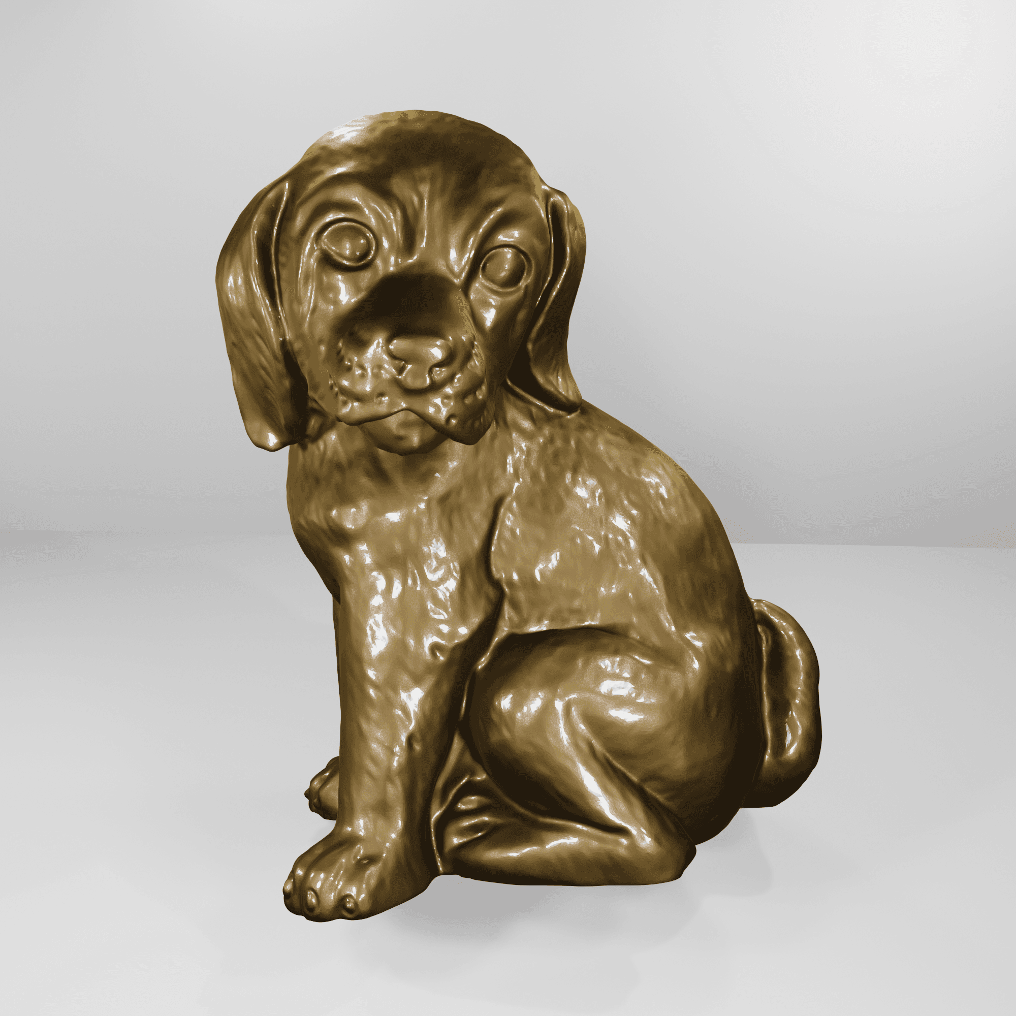 beagle puppy 3d model