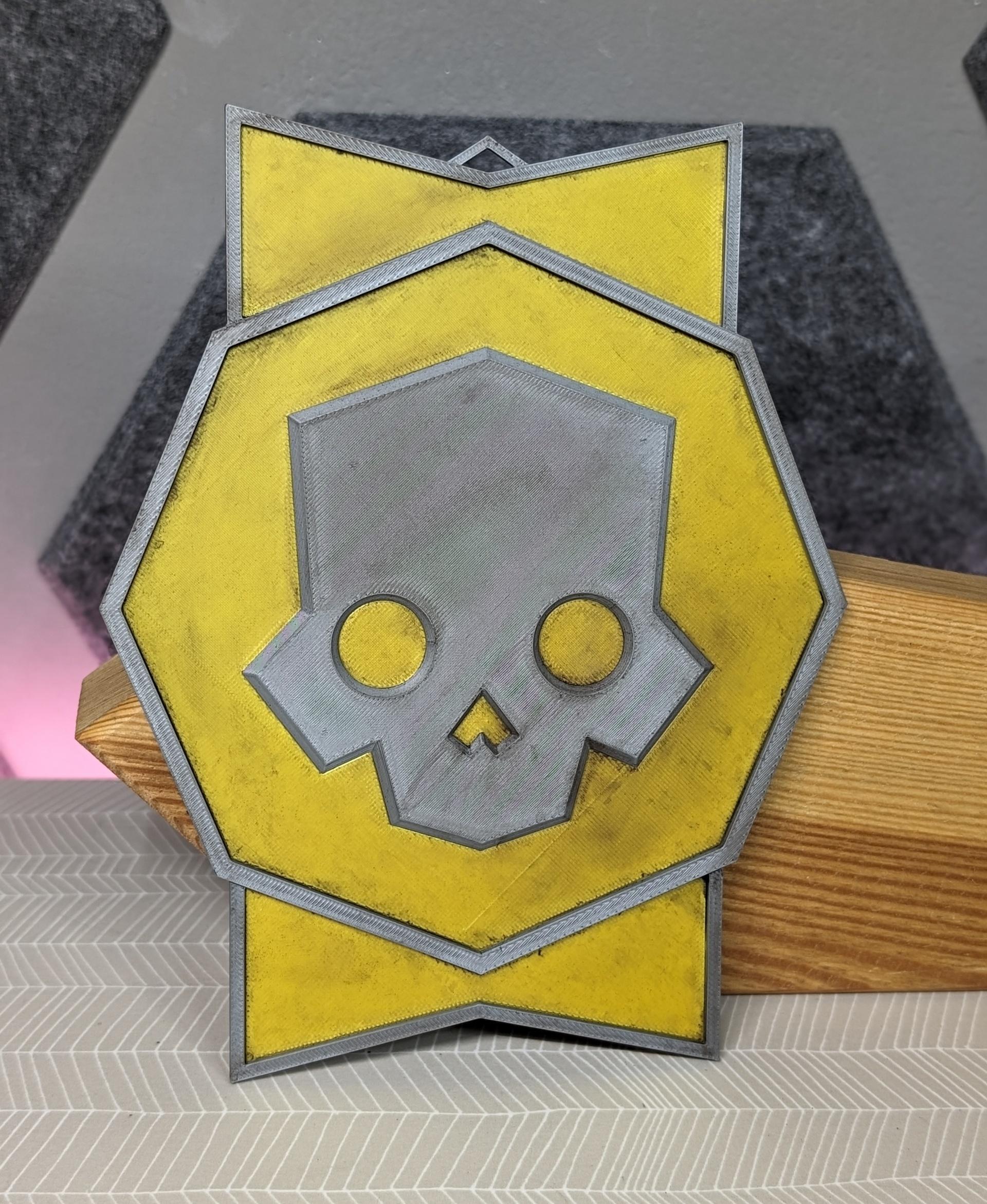 Helldivers 2 Warbond Plate 3d model
