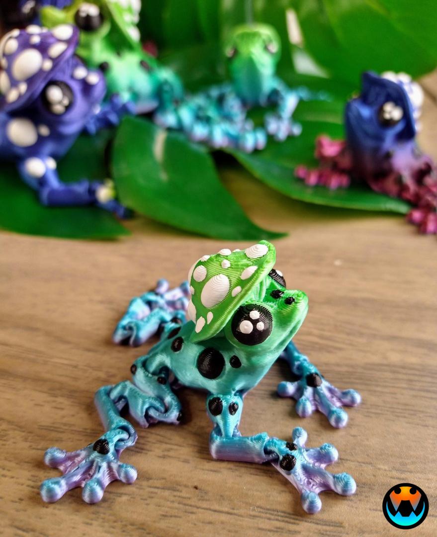 Mushroom Frog 3d model