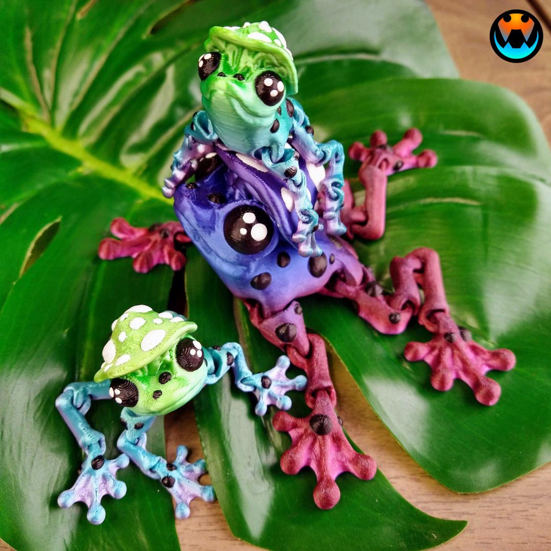 Mushroom Frog 3d model