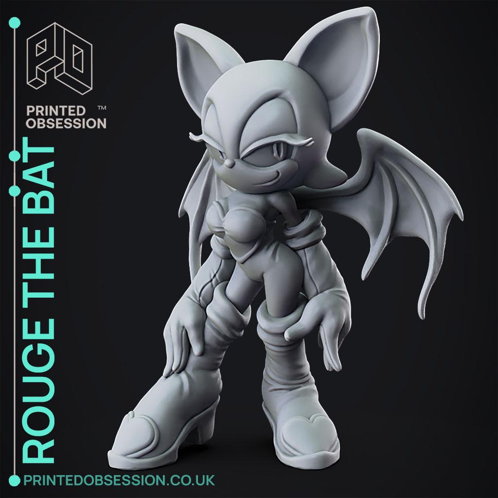 Rouge the Bat - Sonic Adventure 2 - Fan Art 3d model