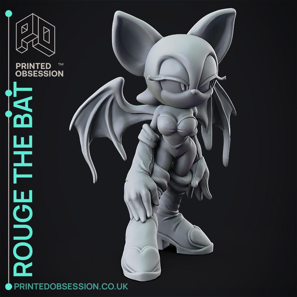 Rouge the Bat - Sonic Adventure 2 - Fan Art 3d model