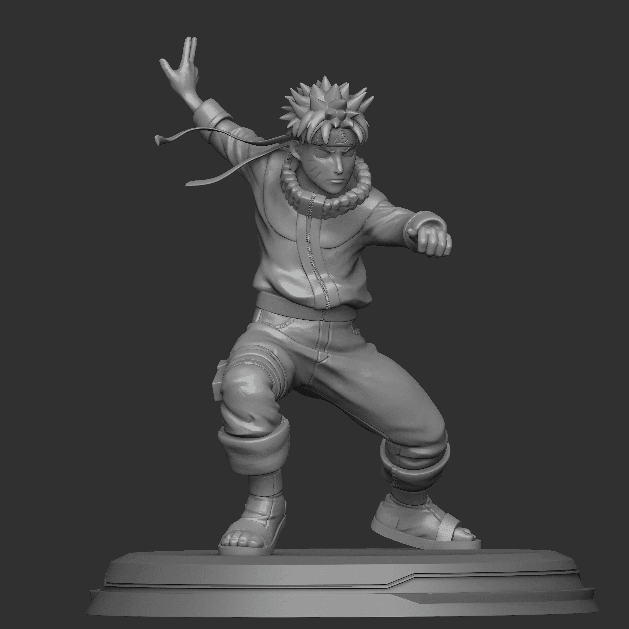 Naruto Figure - Free 3D print model 3d model