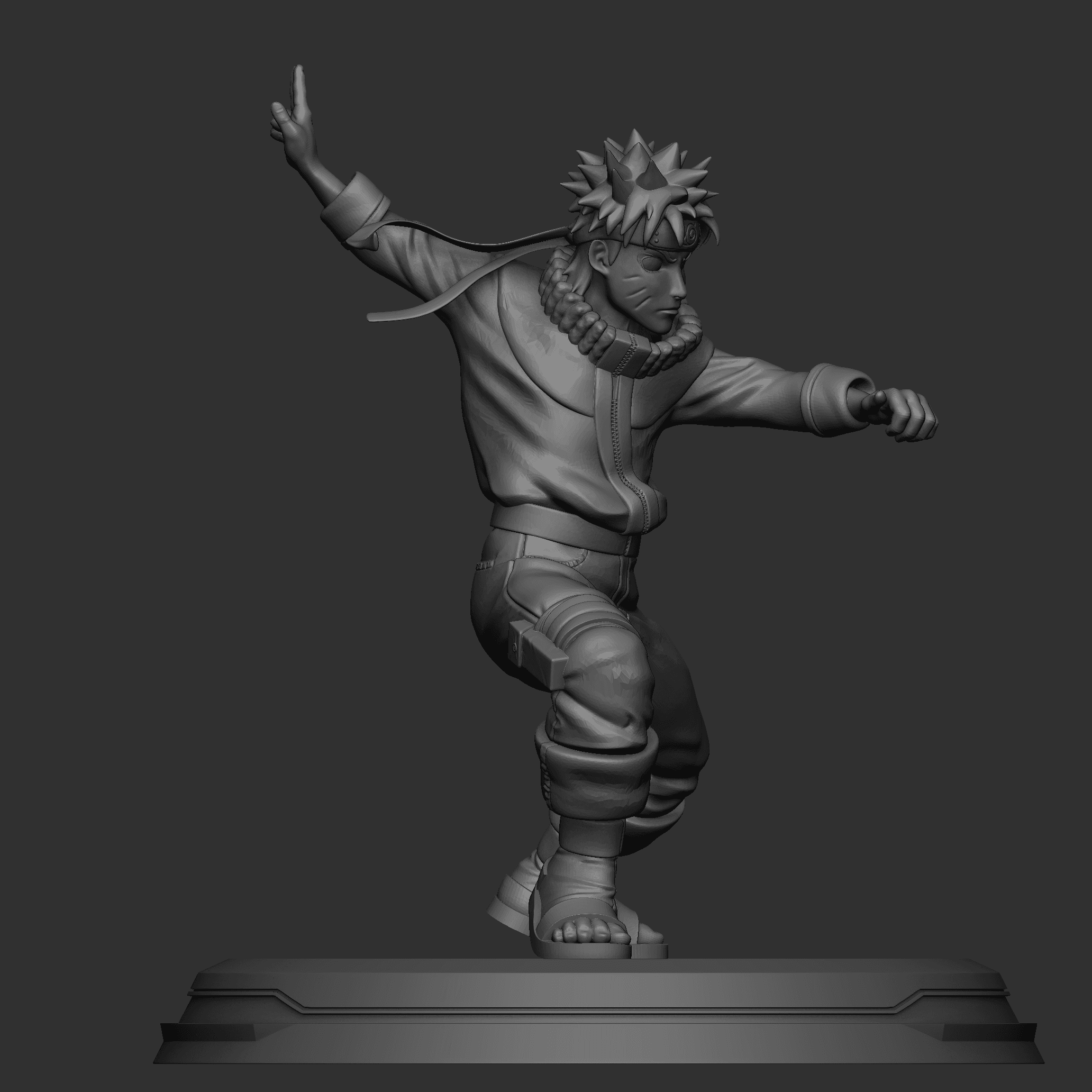 Naruto Figure - Free 3D print model 3d model