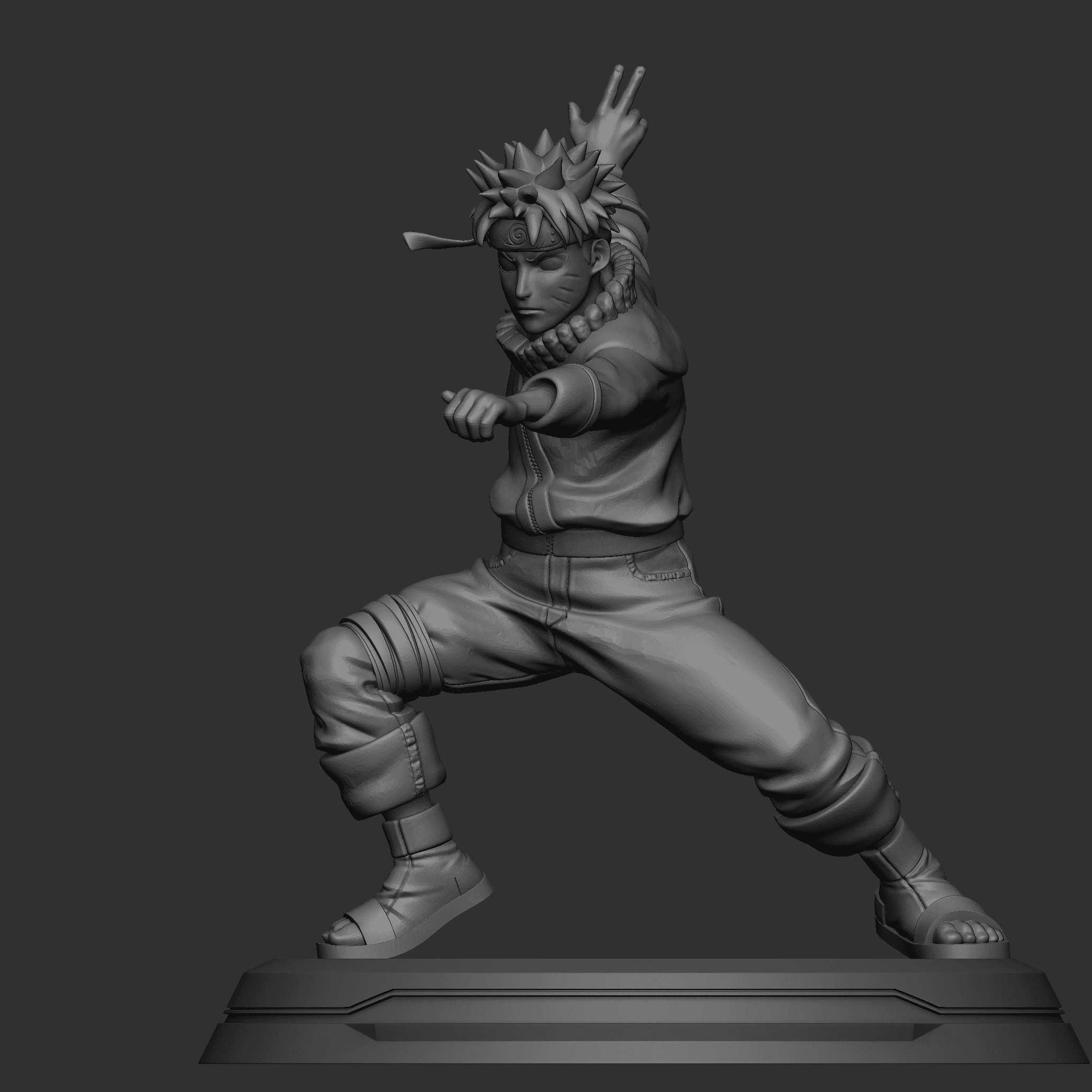 Naruto Figure - Free 3D print model 3d model