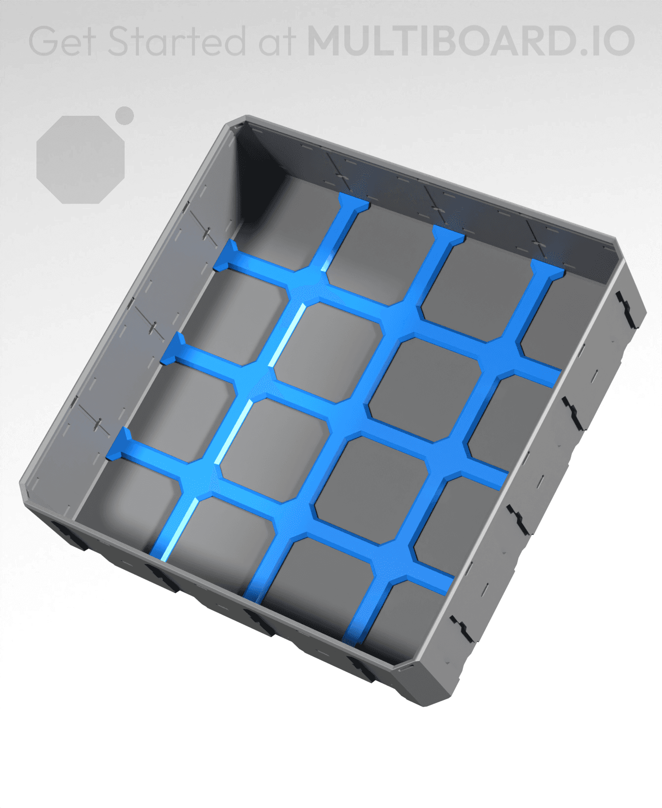 4x4 - Multibin Insert Panel 3d model