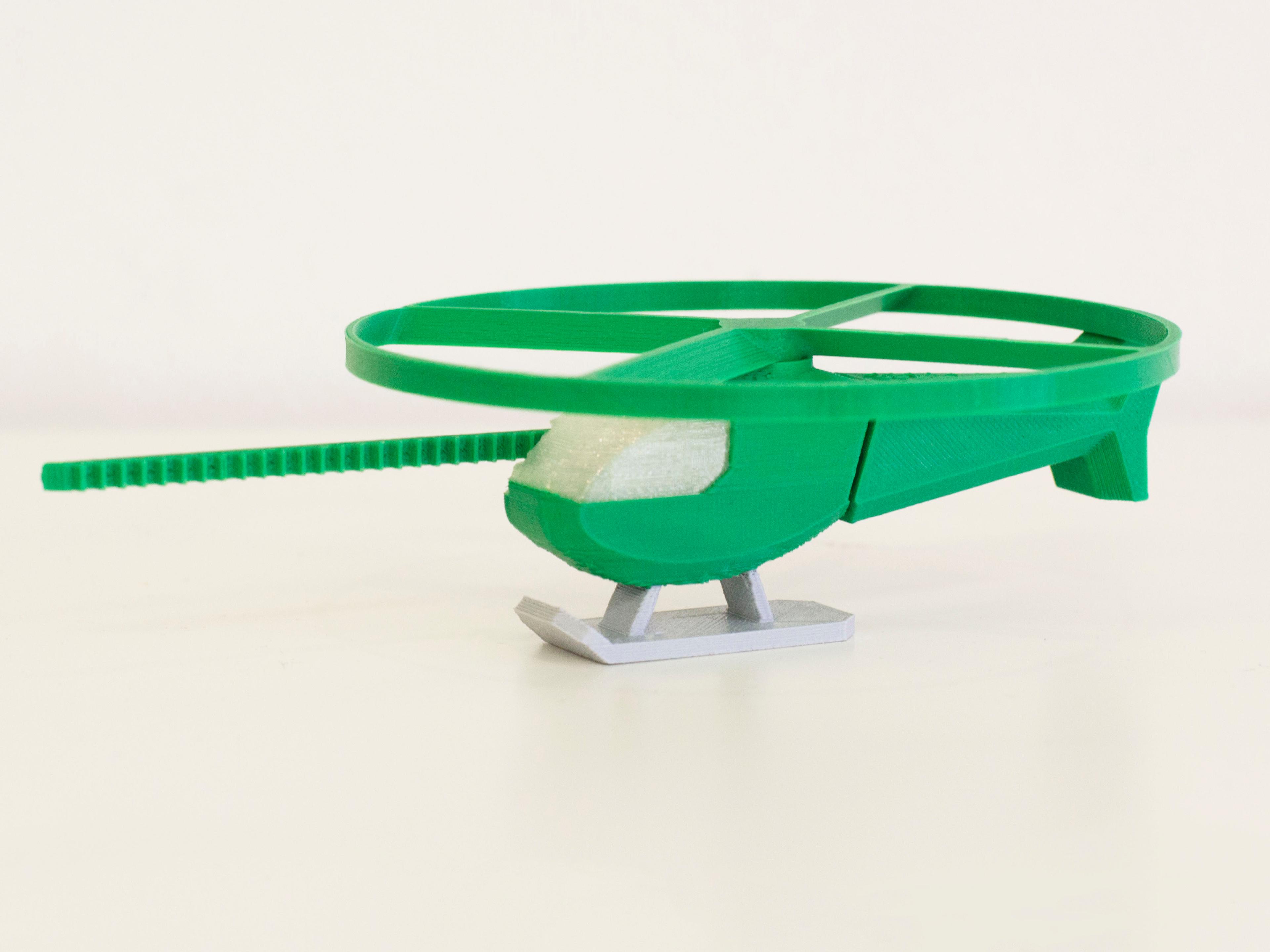 Multi-Color Flying Helicopter Toy (Remix) 3d model