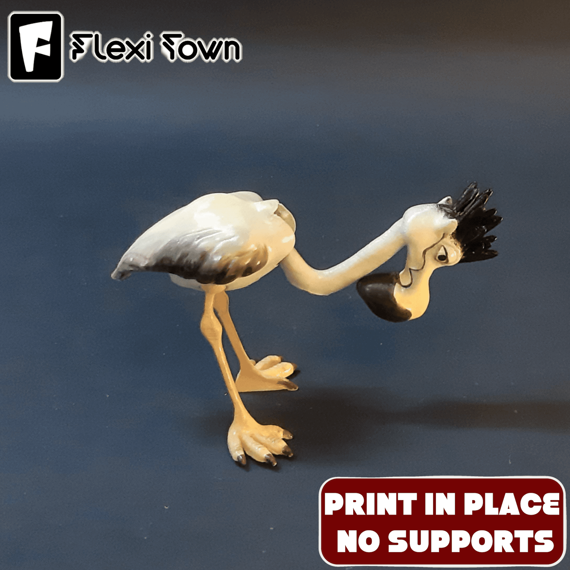 Flexi Print-in-Place Flamingo 3d model