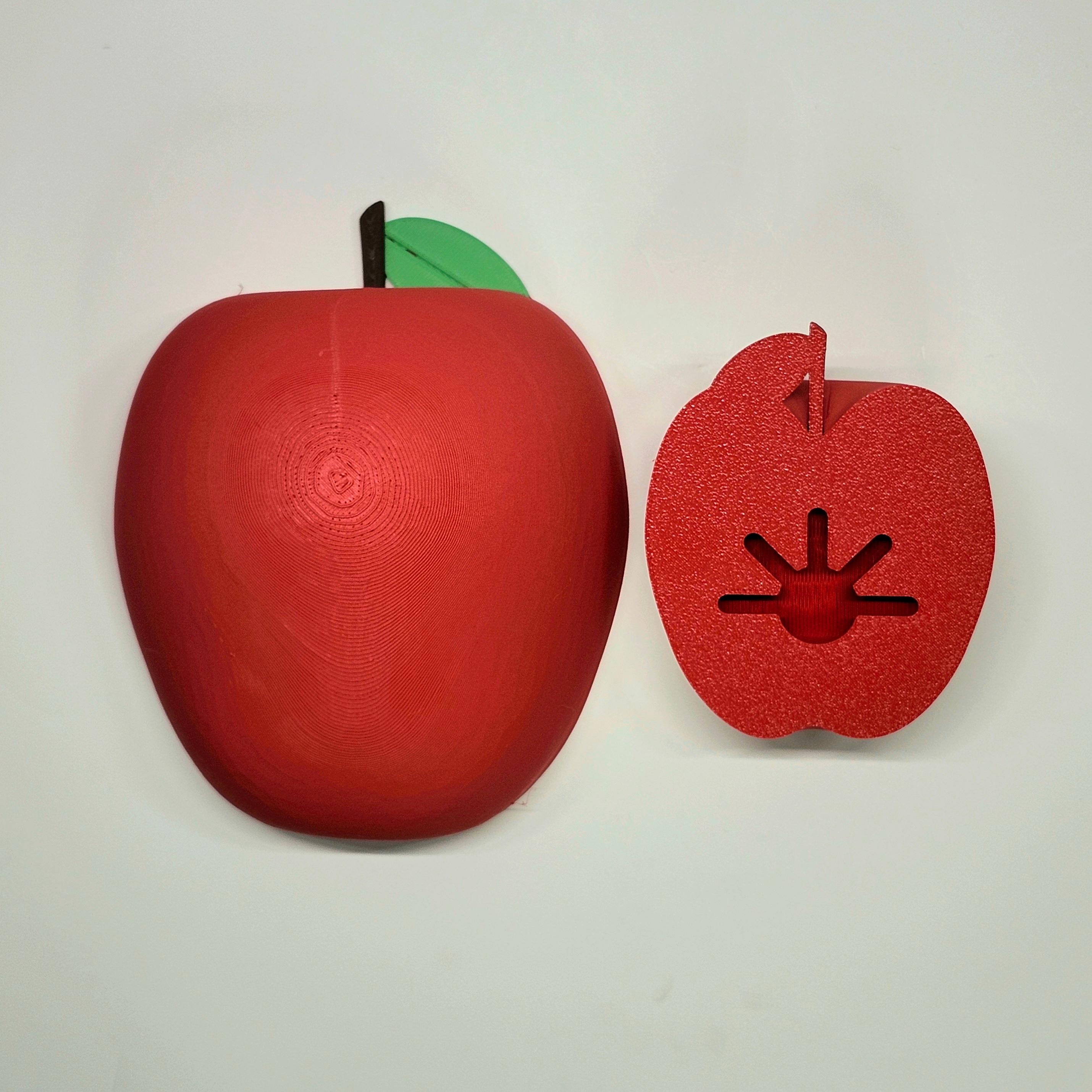 Jumbo Red Delicious Apple Decorative Pop-Out 3D Wall Art :: The 'Low-Hanging Fruit' Collection 3d model