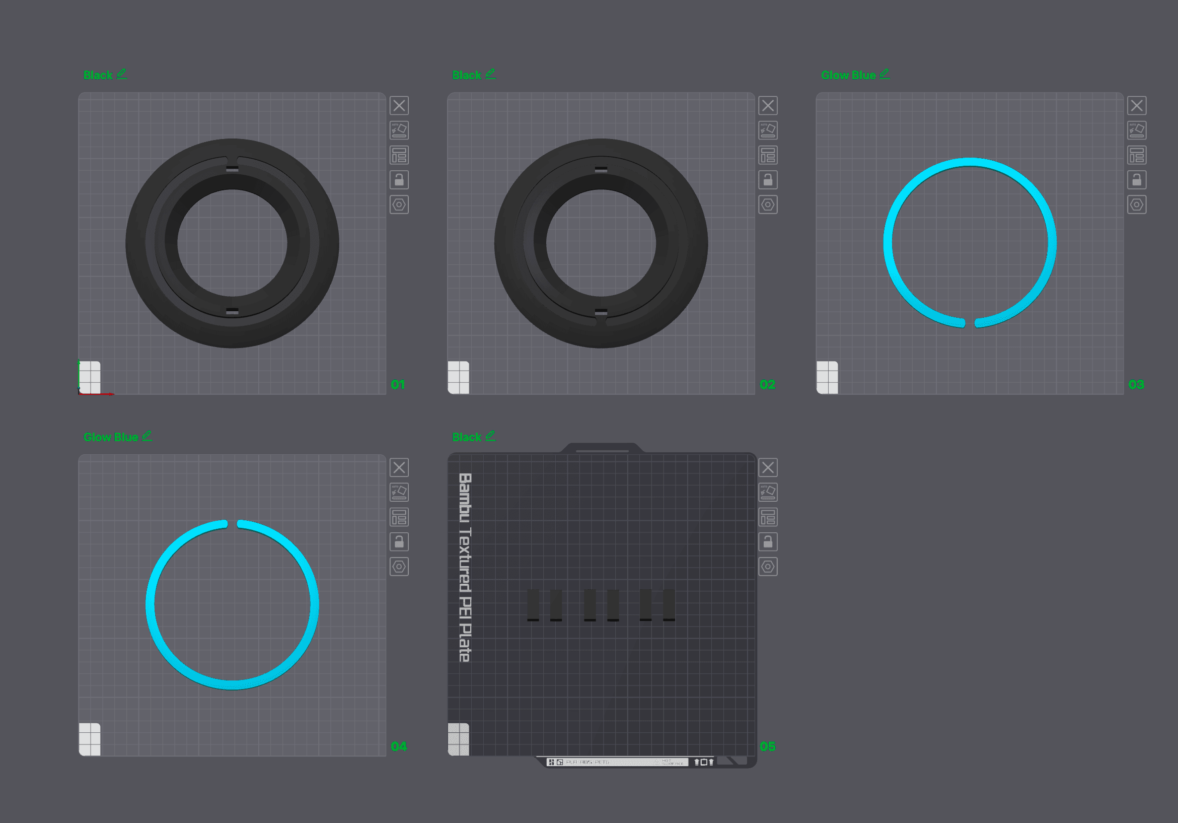 Glowing TRON Identity Disc (NO AMS, NO SUPPORTS) 3d model