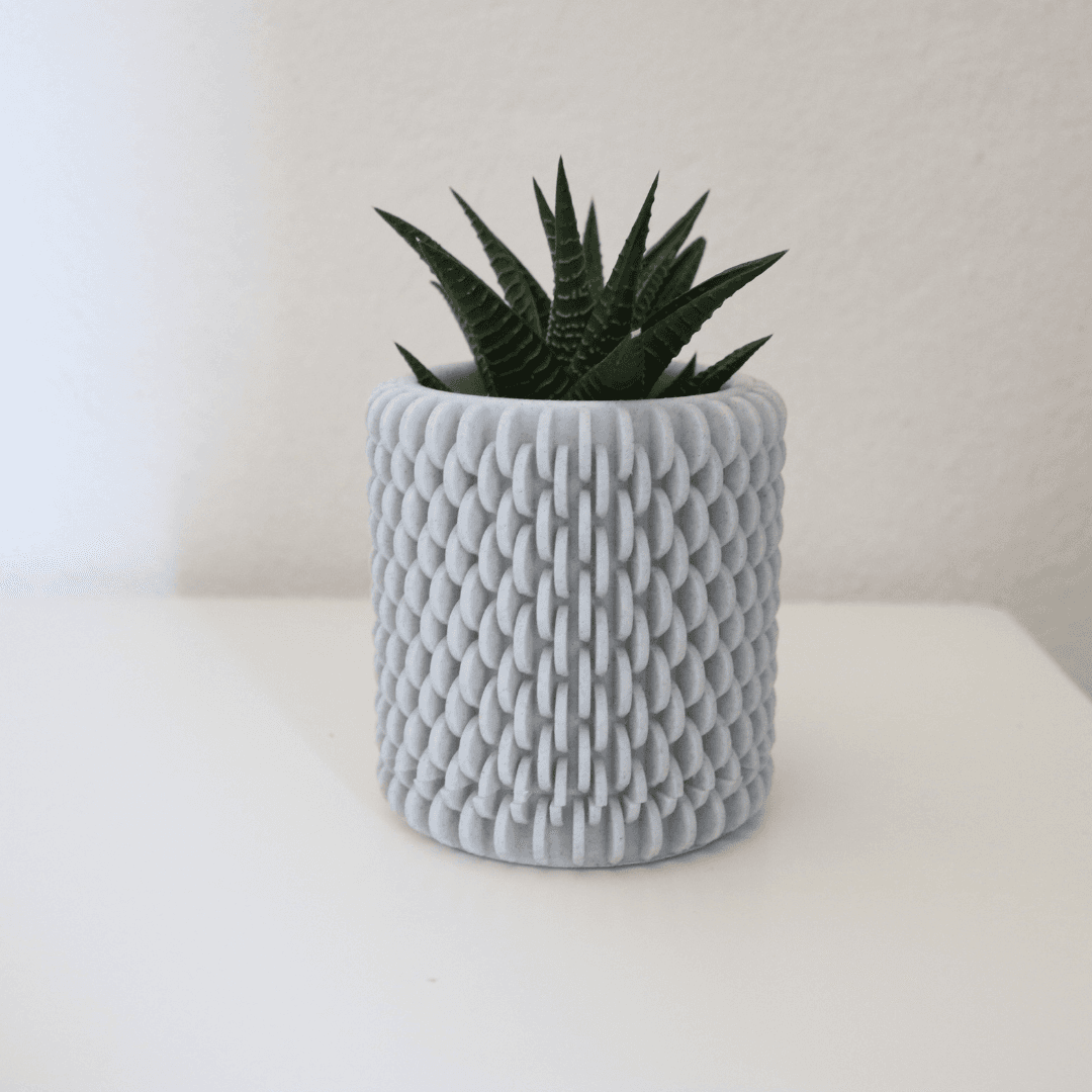 Dragon Scales Vase / Planter 3d model