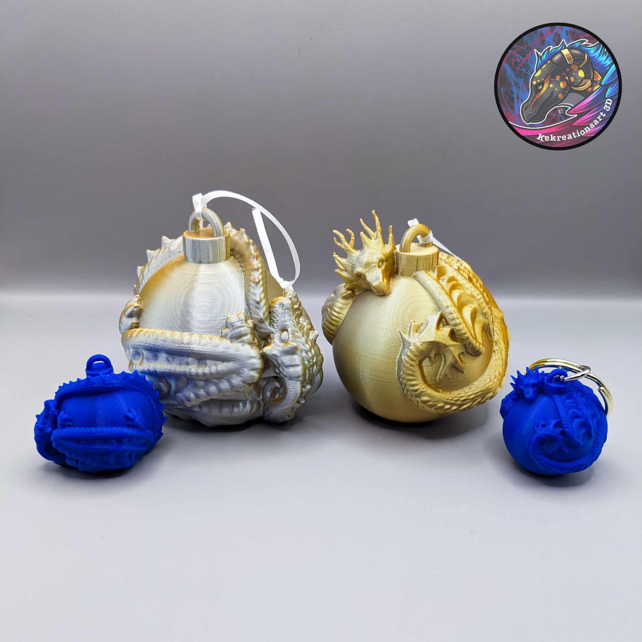 Ball Dragon Ornaments 3d model