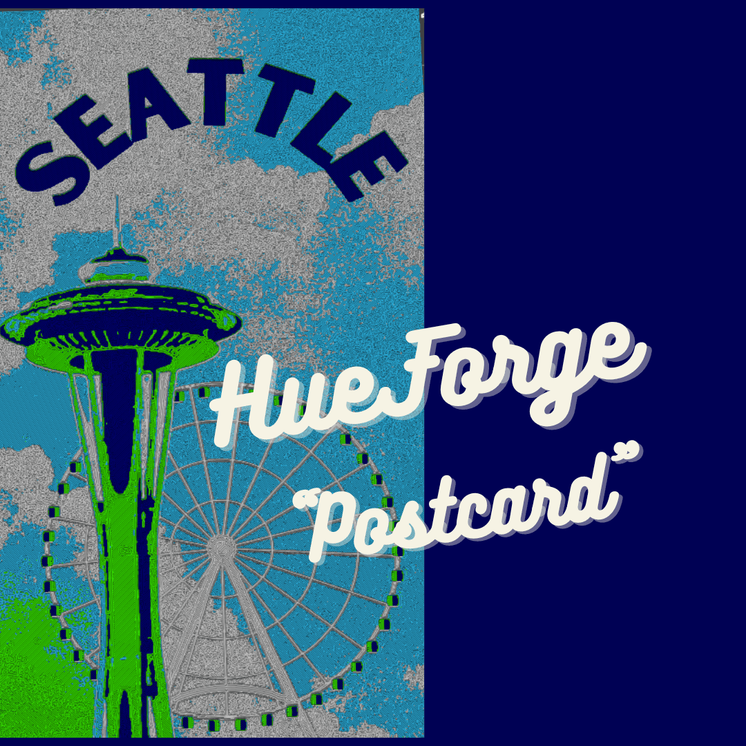 Seattle Postcard HueForge 3d model