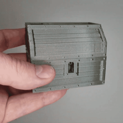 Print in Place Treasure Chest — #throwback 3d model