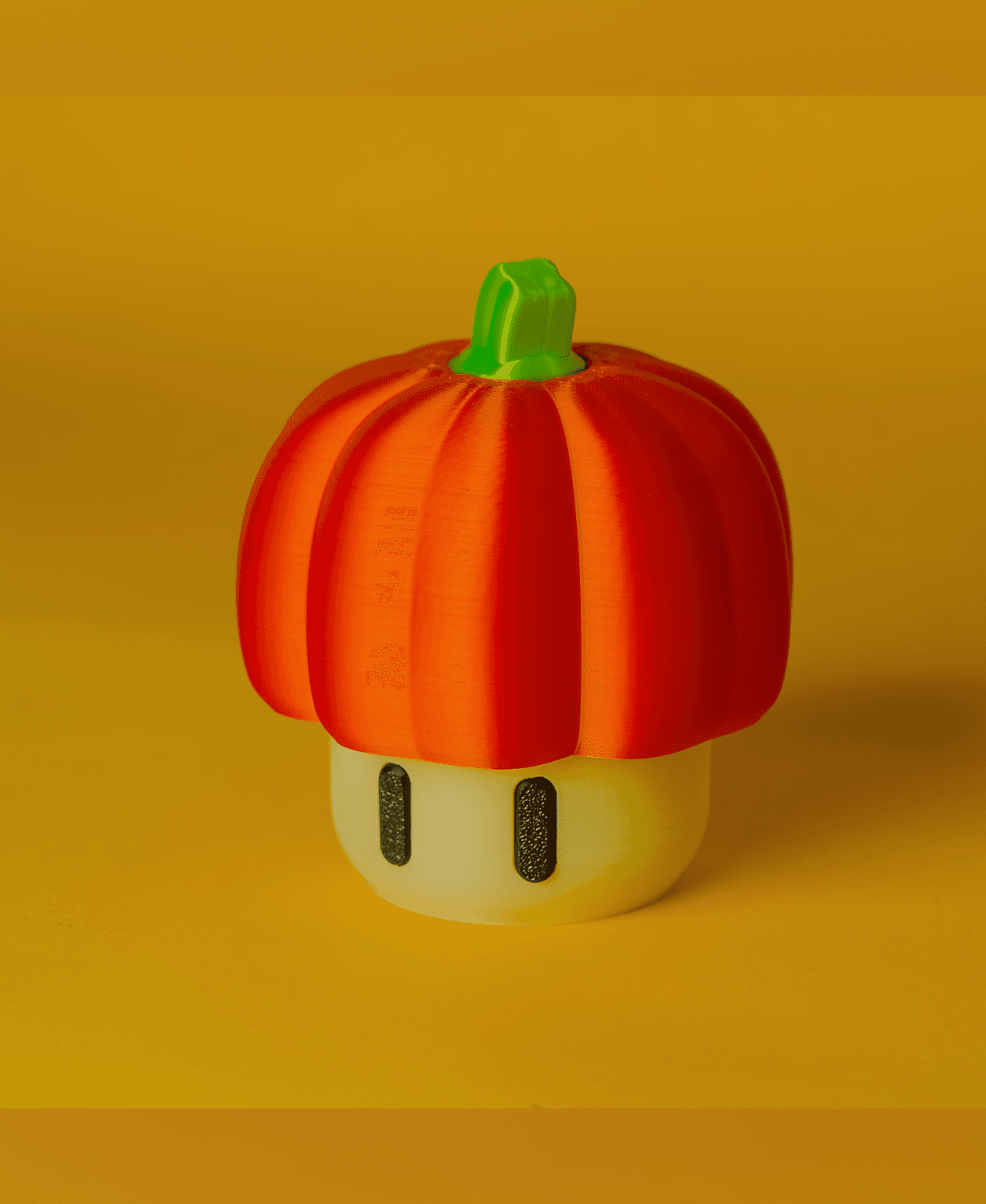 Halloween Pumpkin Add-On (for our mushie files) Stashbox Container - Glueless Snap Design, 3 Sizes 3d model