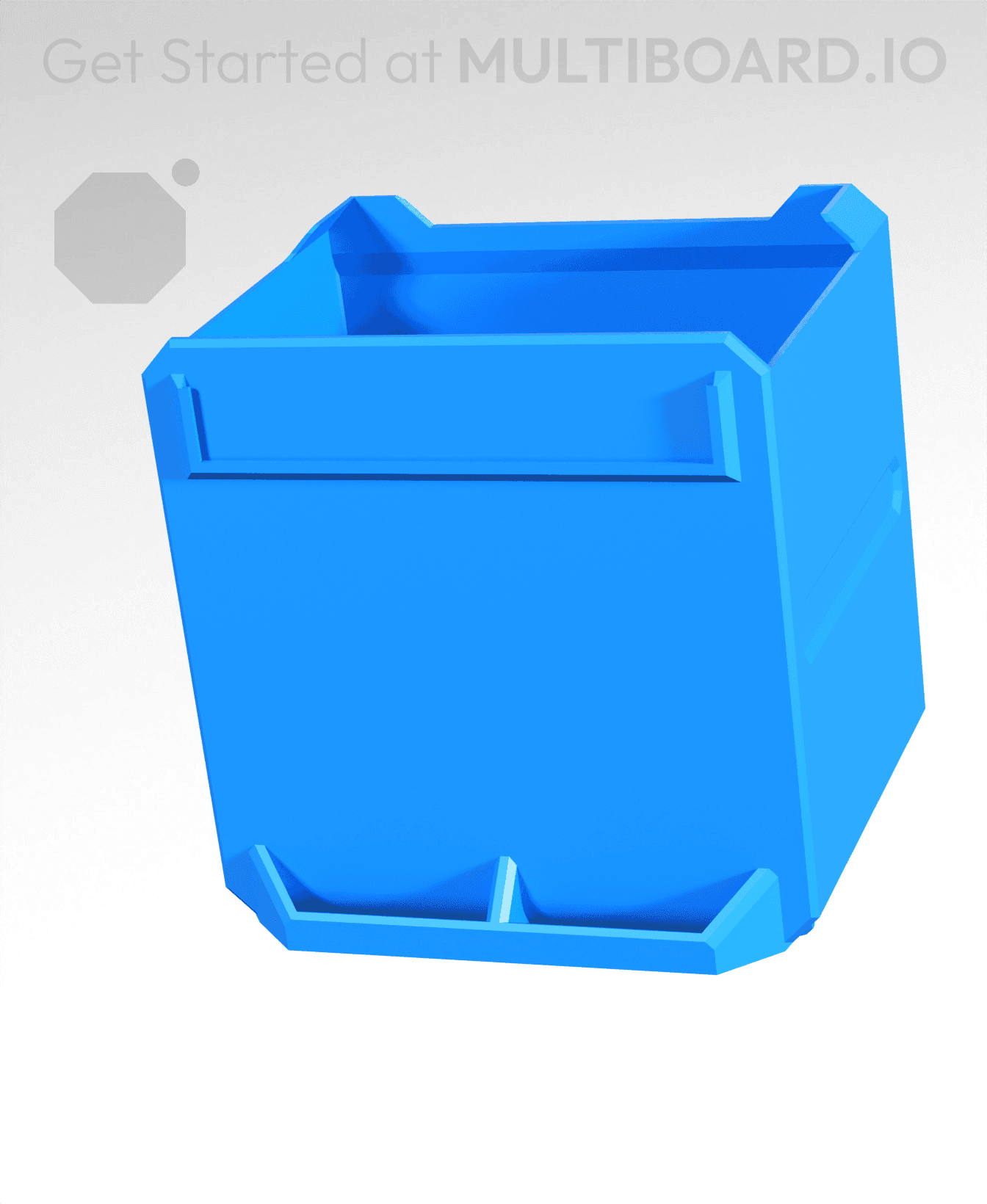 2x2x1.5-Deep - Multibin Simple Drawer 3d model