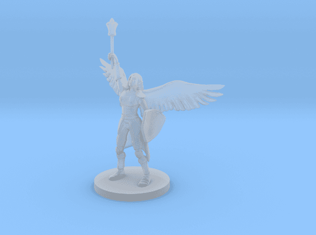 Female Deva Angel - Female Deva Angel - 3d render - 3d model