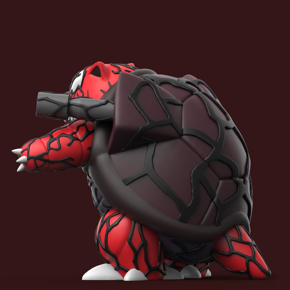Venom Carnage Blastoise 3d model