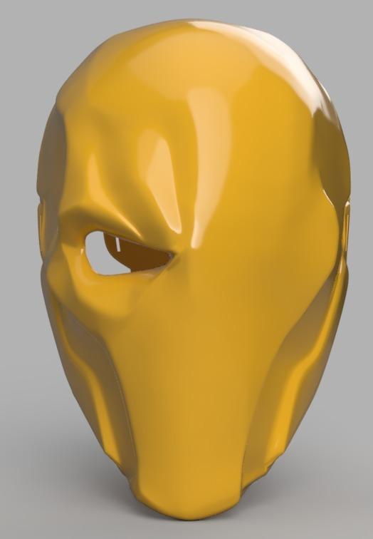 Deathstroke mask Arkham Origins with Back Piece 3d model
