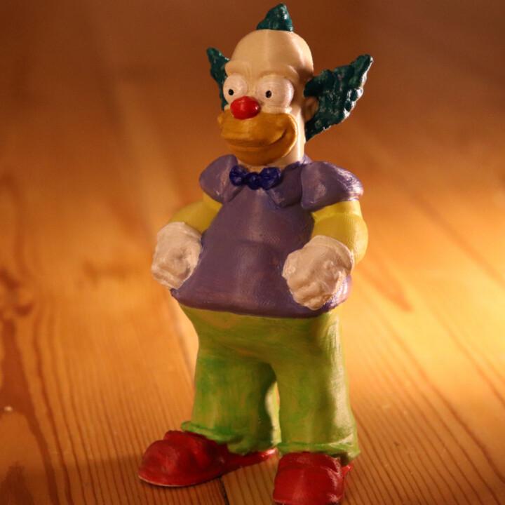 Krusty the Clown from Simpsons 3d model