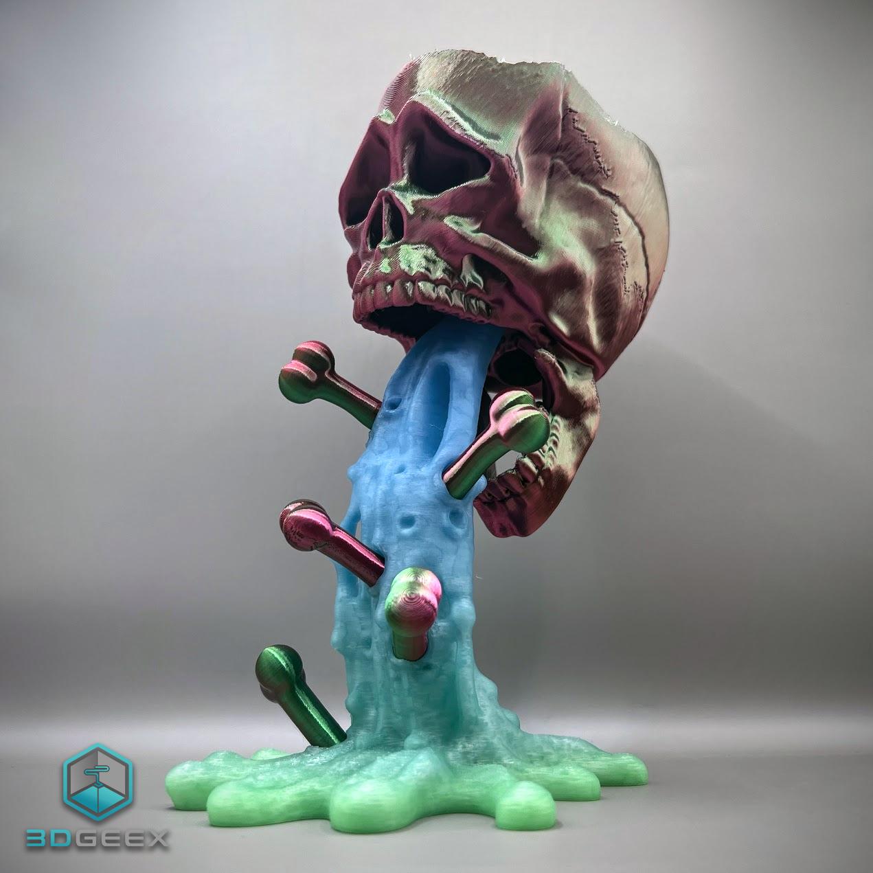Drunk Skull 3d model