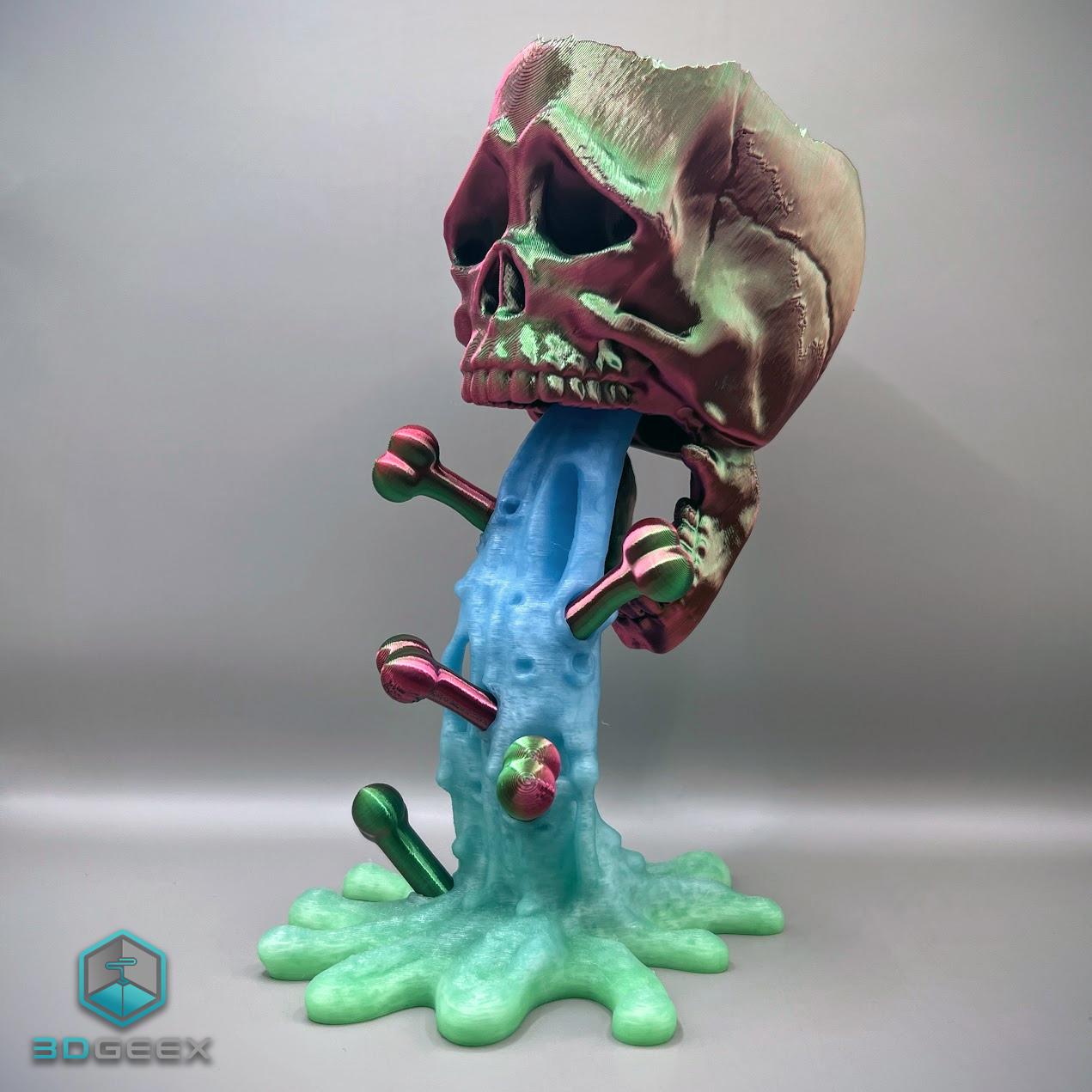 Drunk Skull 3d model