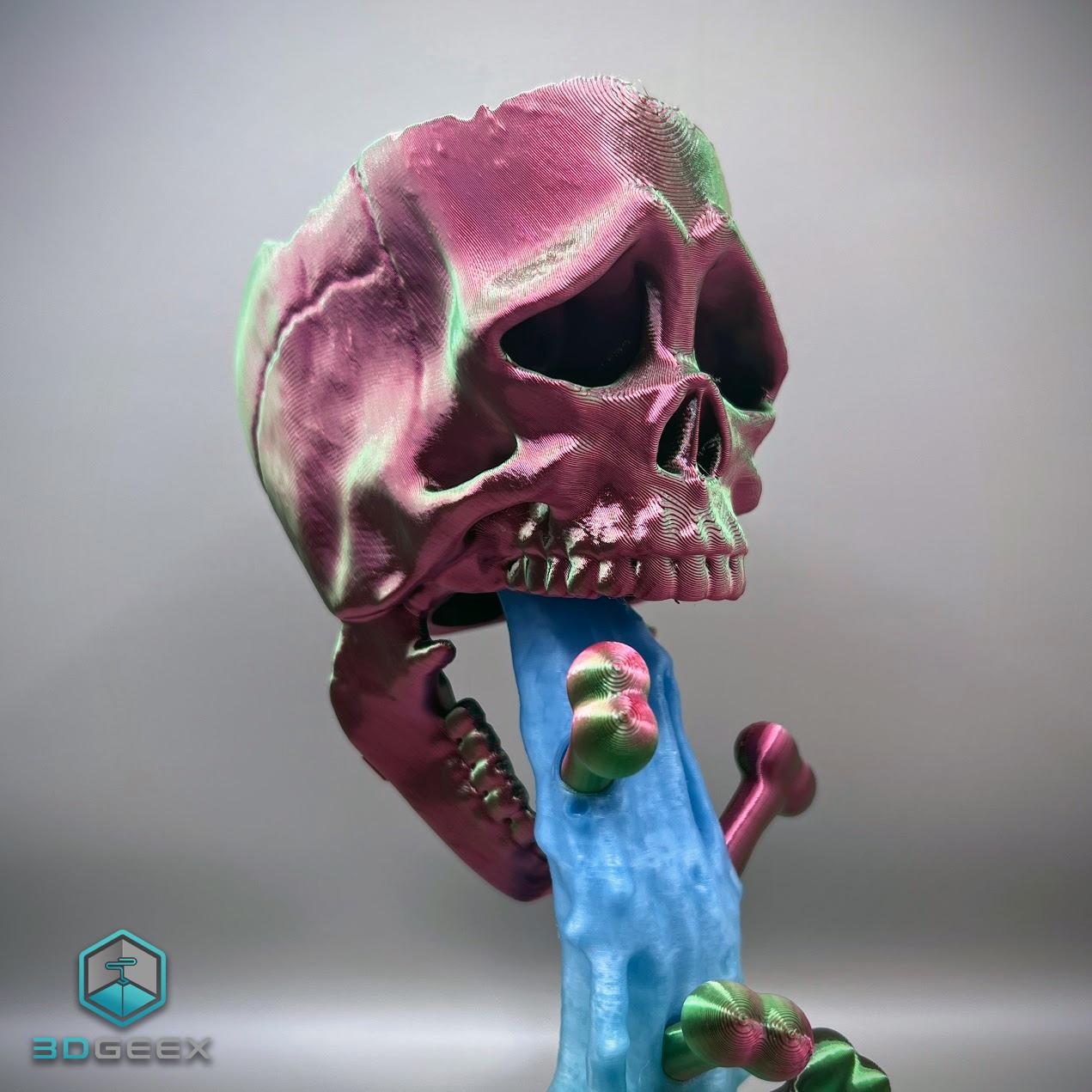 Drunk Skull 3d model