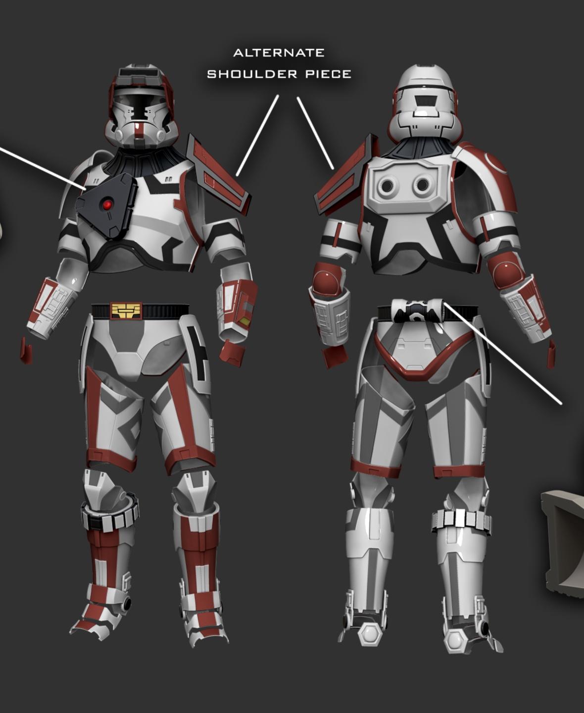 Havoc squad / Jace Malcom armor 3d model