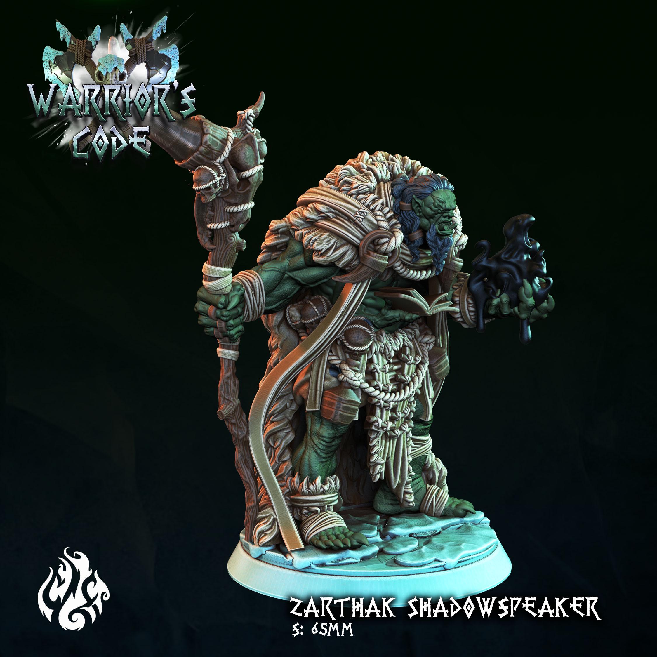 Zarthak Shadowspeaker, Orc Warlock 3d model