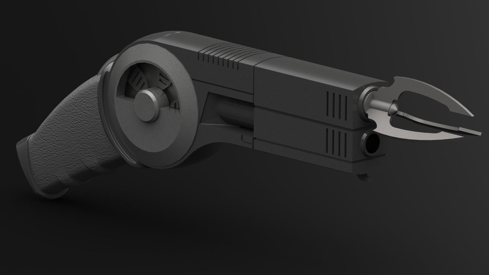 Batman inspired Arkham Grapnel Gun 3d model