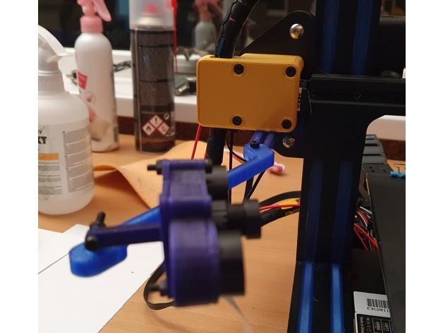 Stowaway Raspberry Camera Support with IR for Ender 3 3d model