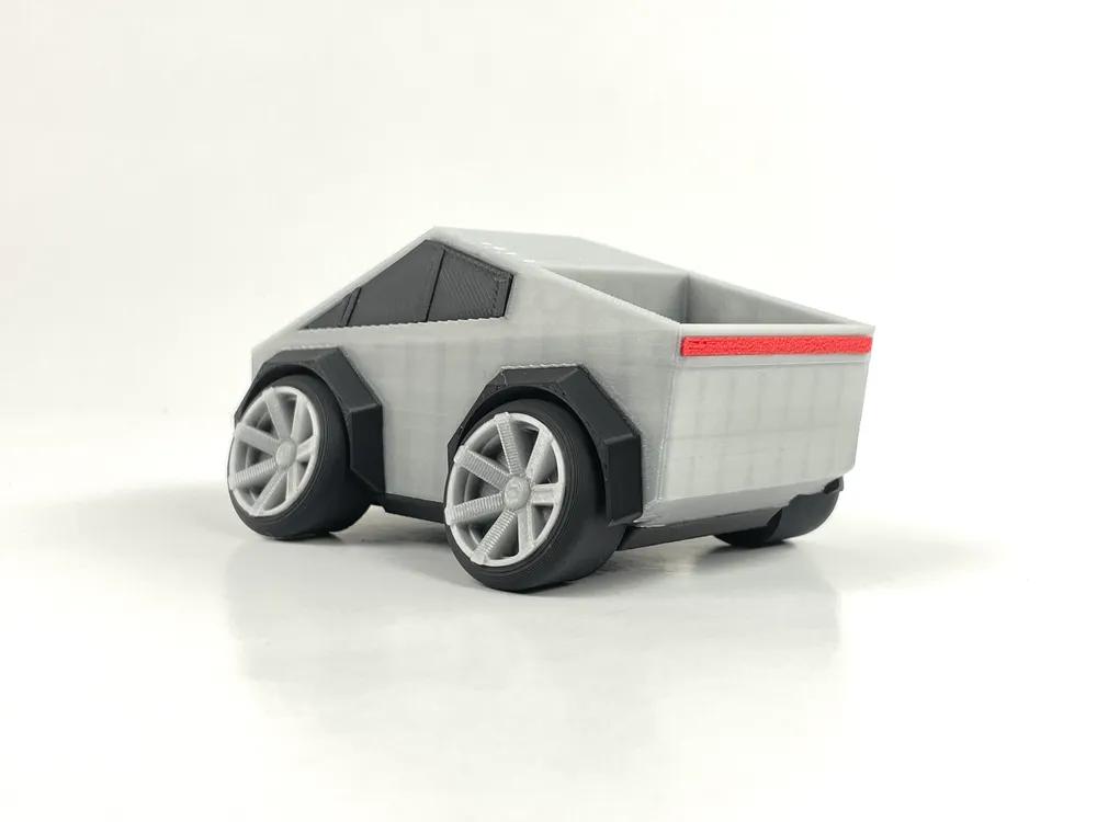 Tooned CYBERTRUCK - Model kit 3d model