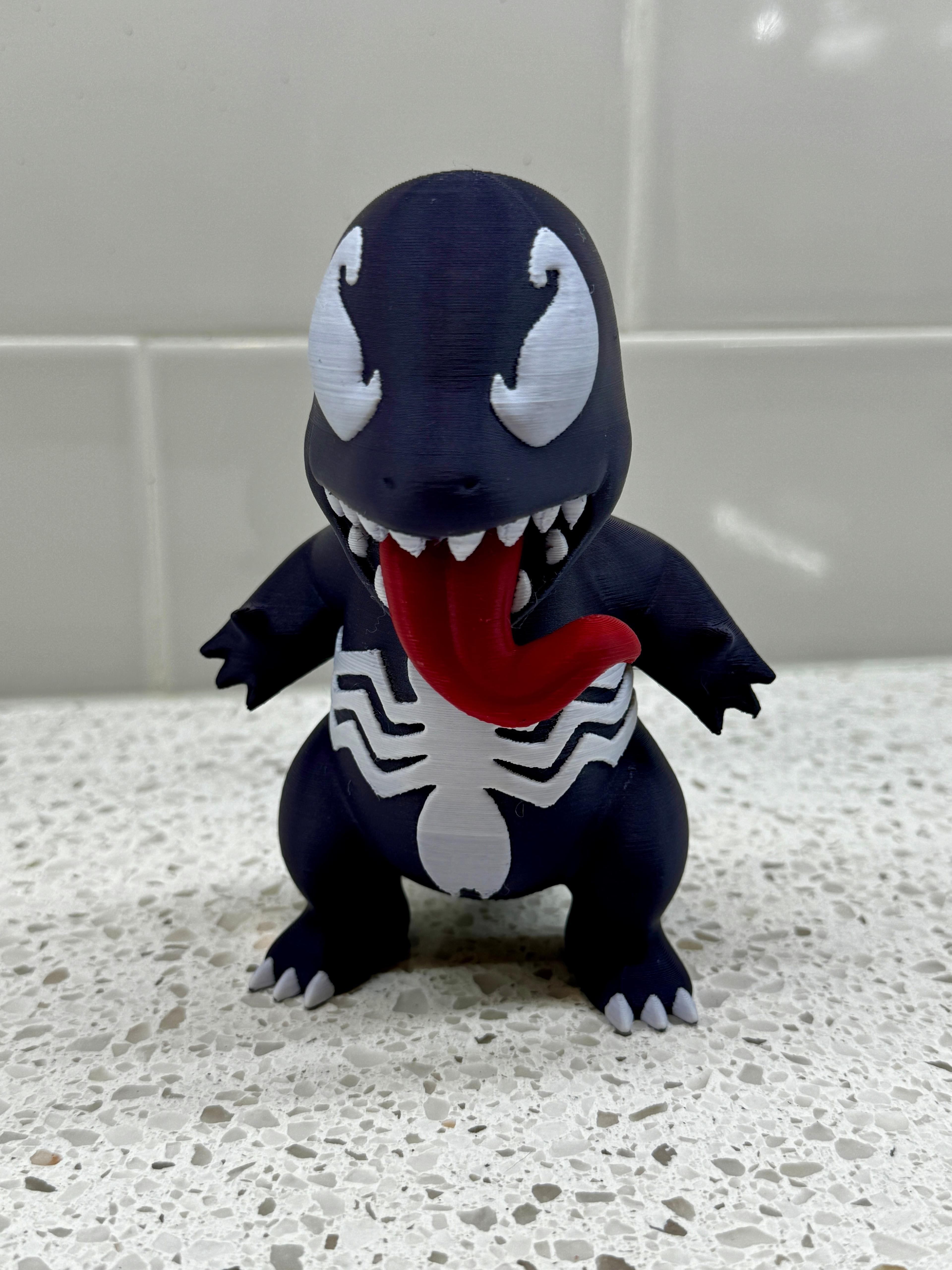 Venom Charmander Bulbasaur Squirtle  - GUESS THAT POKEMON! - 3d model