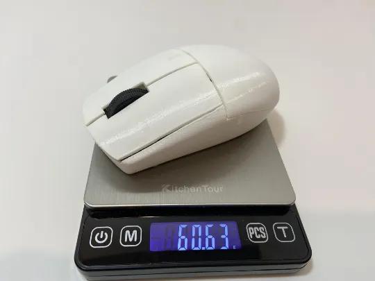 Z100s, 3D Printed Symmetric Wireless Mouse for Logitech G305 3d model