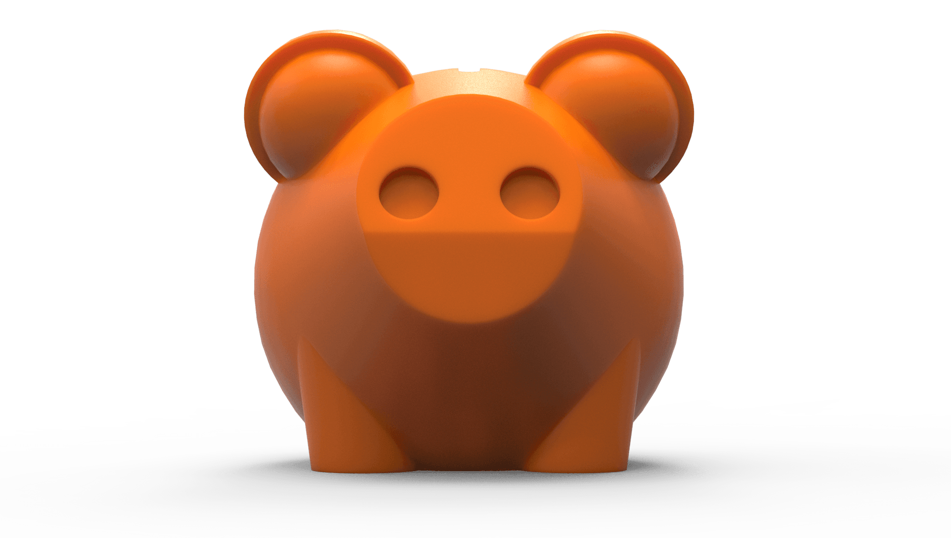 CADhobby Flying Piggy Bank 3d model