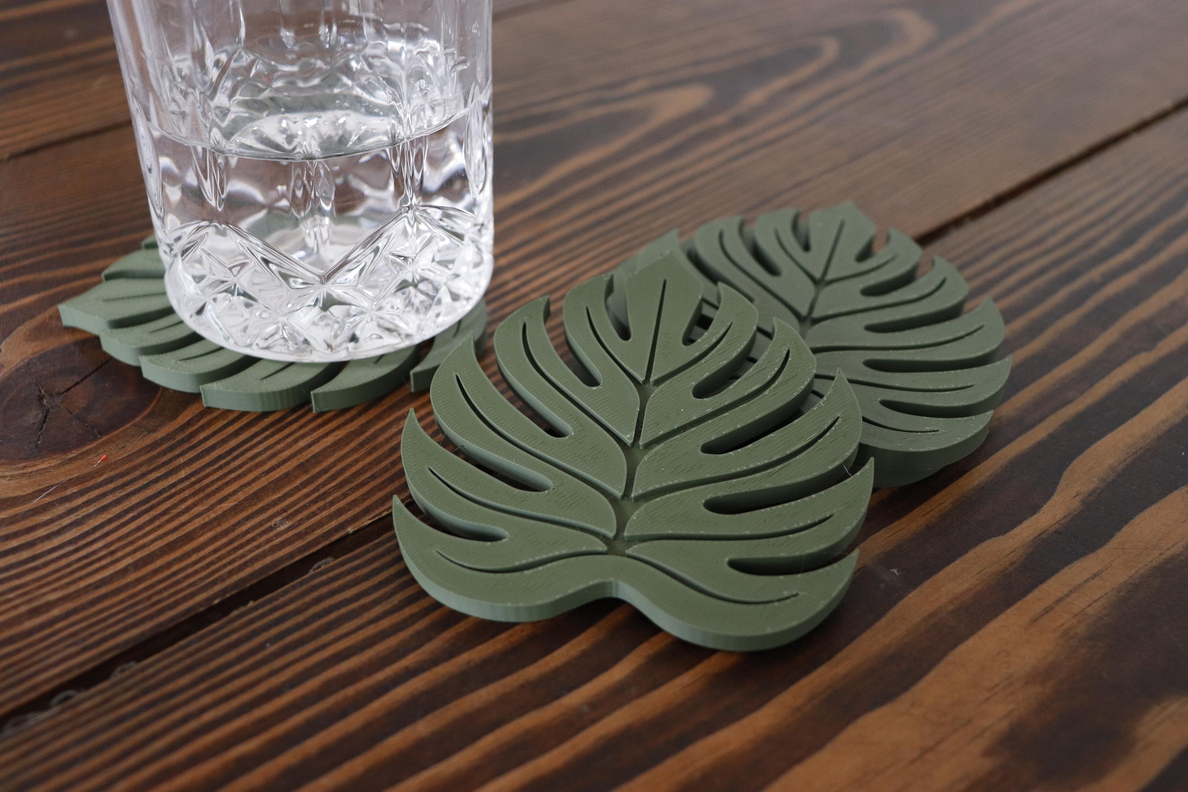 Monstera Leaf Coaster 3d model