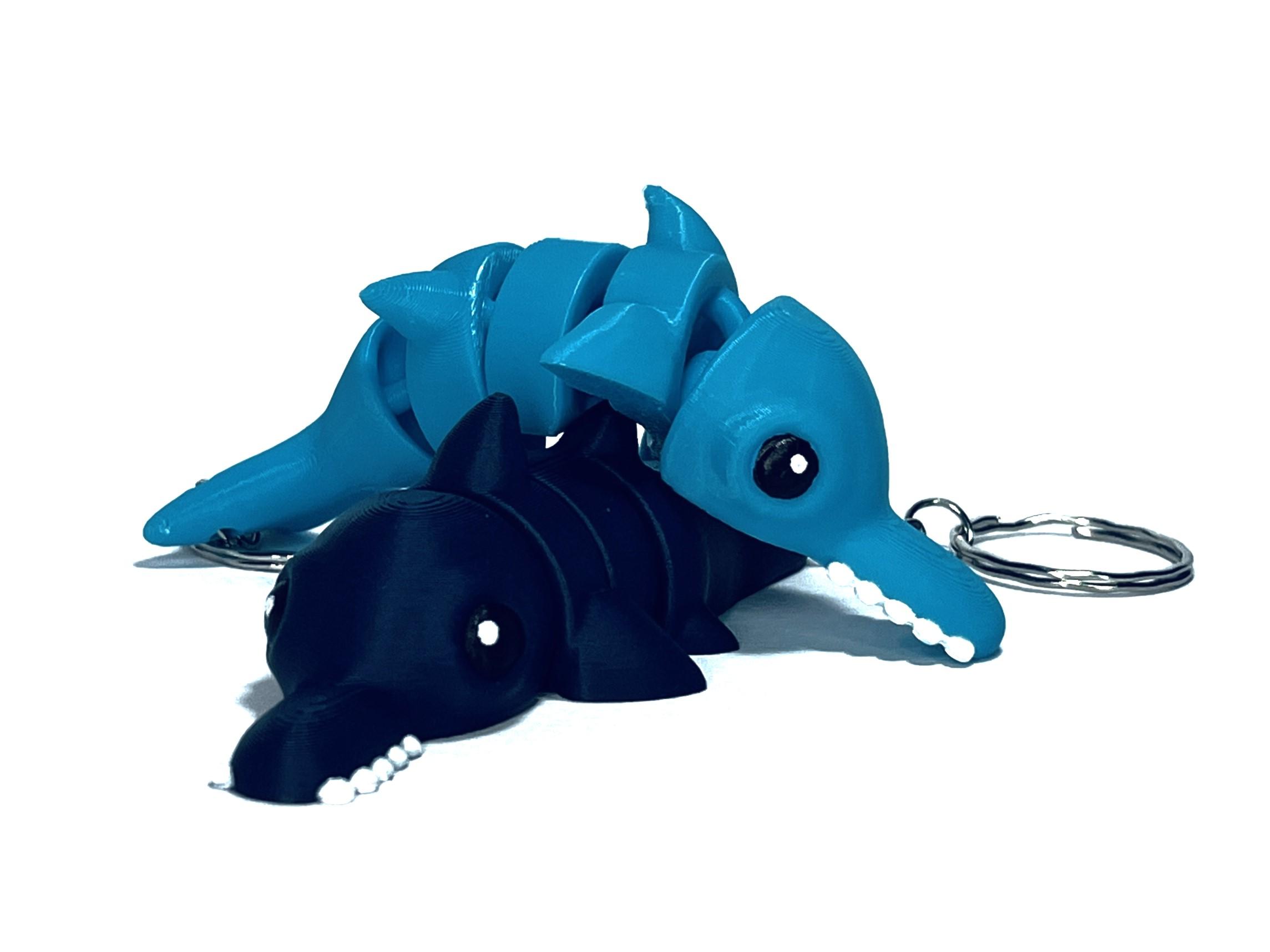 Cute Flexi Shark Sawfish (Toy, Keychain & Magnet) 3d model