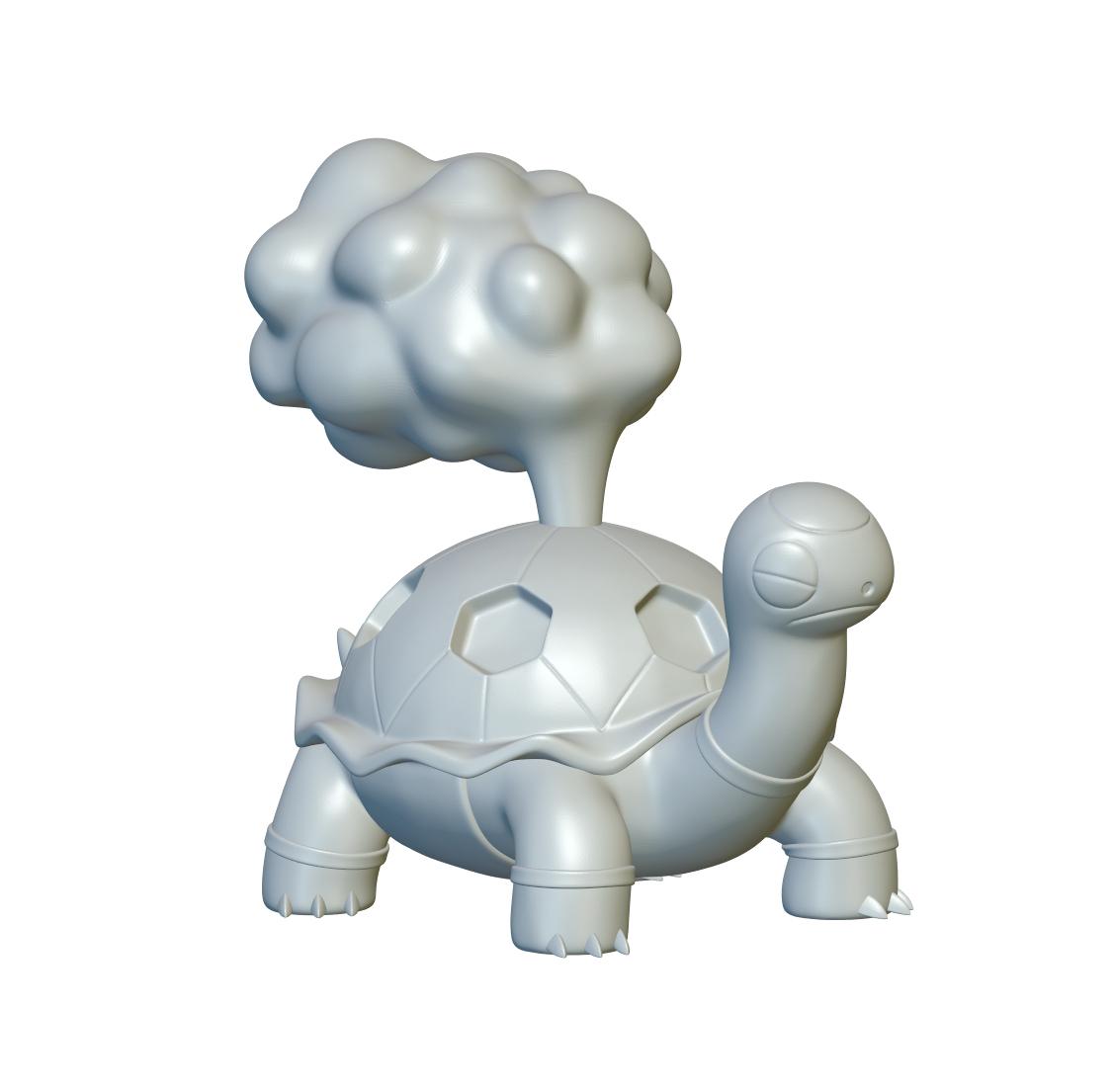 Pokemon Torkoal #324 - Optimized for 3D Printing 3d model